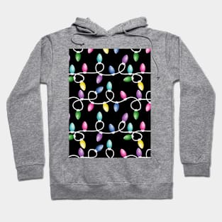 Christmas Lights Pattern - Tree Lights Hoodie